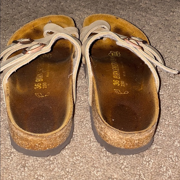 Mayari Birkenstock’s in Graceful Pearl White - Picture 3 of 3